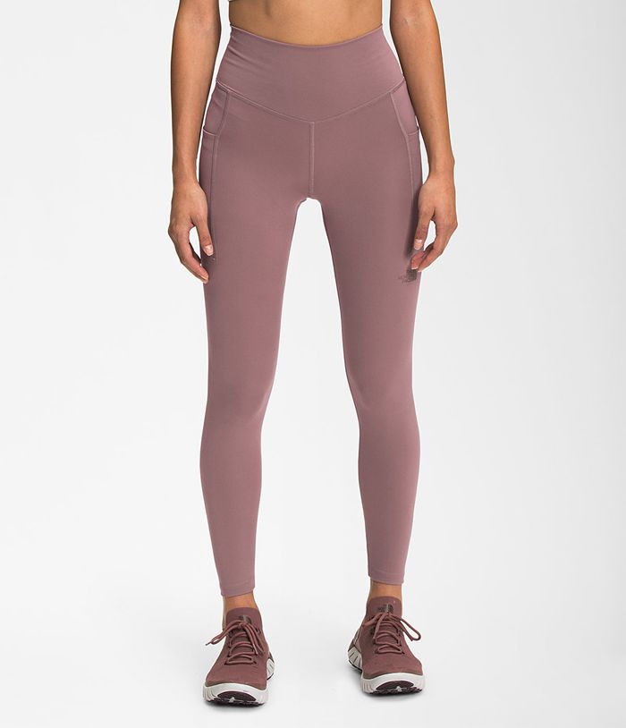 The North Face Motivation High-Rise 7/8 Pocket Tight Womens Leggings Light Purple 463190-RUX